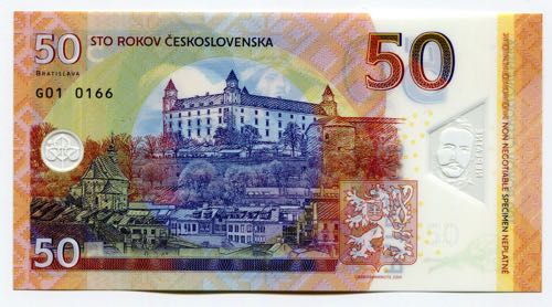Czechoslovakia 50 Korun 2019 ... 