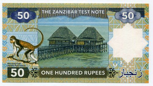 Zanzibar 50 Rupees 2018 Specimen ... 