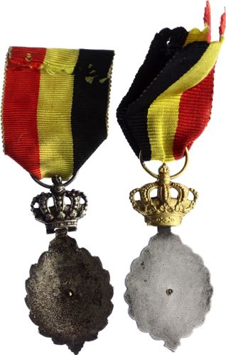 Belgium Set of 2 Labor Medals: 1st ... 