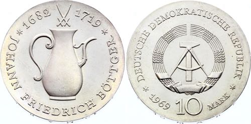 Germany - DDR 10 Mark 1969 