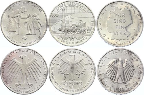 Germany Set of 3 Silver Coins of ... 