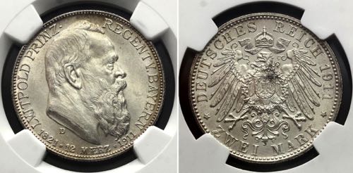 Germany - Empire Bavaria 2 Mark ... 