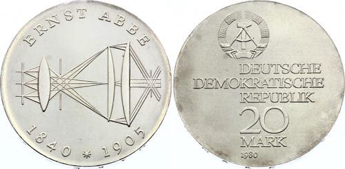 Germany - DDR 20 Mark 1980 