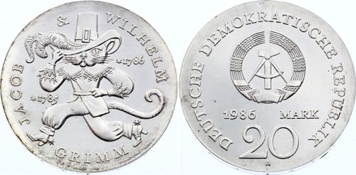 Germany - DDR 20 Mark 1986 A
