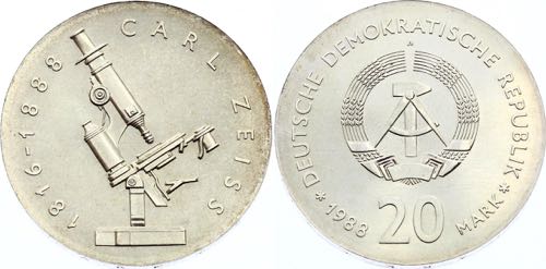 Germany - DDR 20 Mark 1988 A