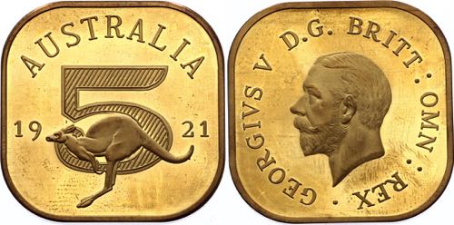 Australia 5 Shillings 1921 Pattern ... 
