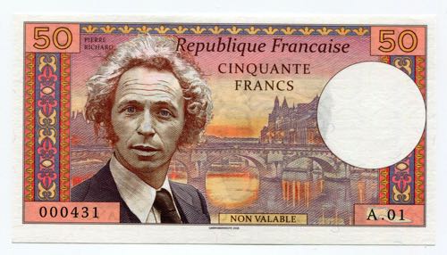 France 50 Francs 2018 Specimen ... 