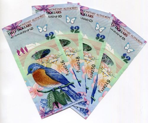 Bermuda Set of 4 Banknotes 2009 ... 