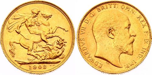 Australia 1 Sovereign 1903 P
