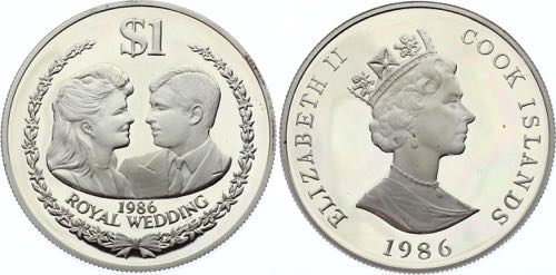 Cook Islands 1 Dollar 1986 