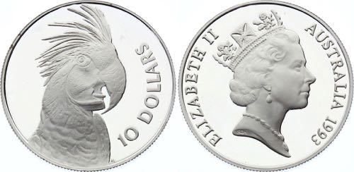 Australia 10 Dollars 1993 