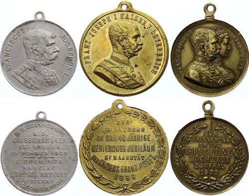 Austria-Hungary Set of 3 Medals ... 