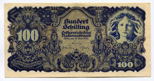 Austria 100 Schilling 1945 