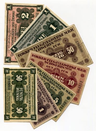 Germany Set of 13 Lagergelds 1914 ... 