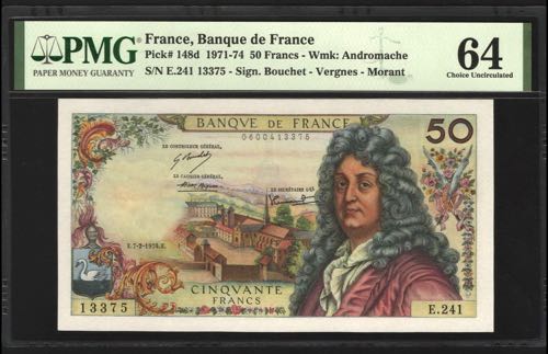 France 50 Francs 1974 PMG 64