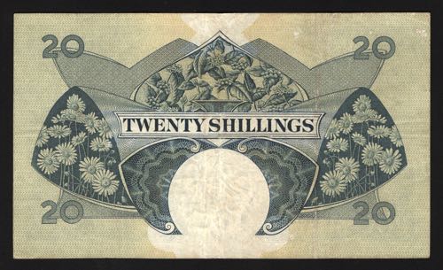 East Africa 20 Shillings 1961 