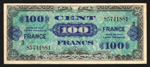 France 100 Francs 1944 