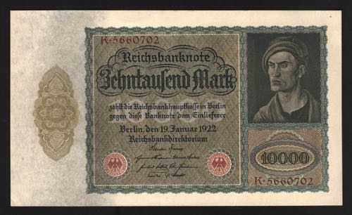 Germany 10000 Mark 1922 