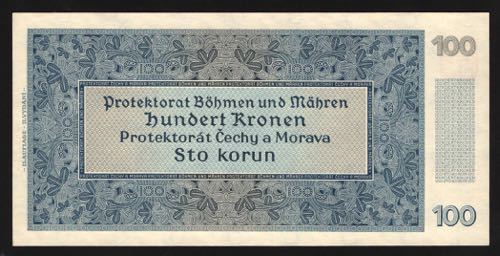 Bohemia & Moravia 100 Korun 1940
