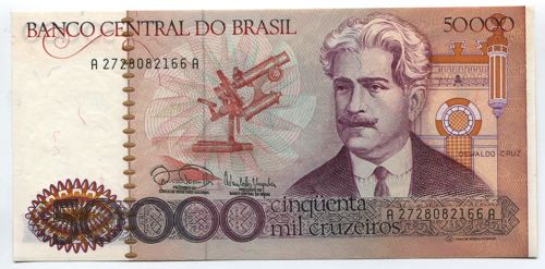 Brazil 50000 Cruzeiros 1985 