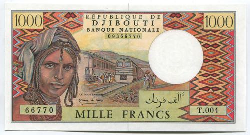 Djibouti 1000 Francs 1979 -91