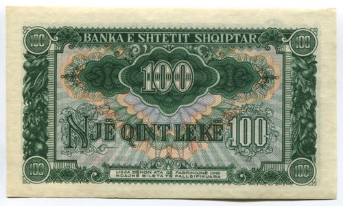 Albania 100 Lekë 1957 