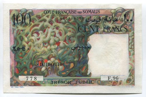 French Somaliland 100 Francs 1952 ... 
