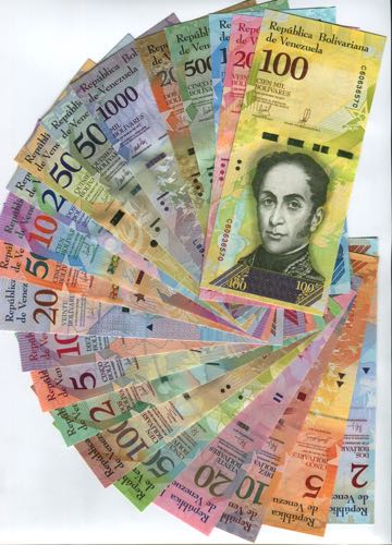 Venezuela Set of 21 Banknotes 2008 ... 