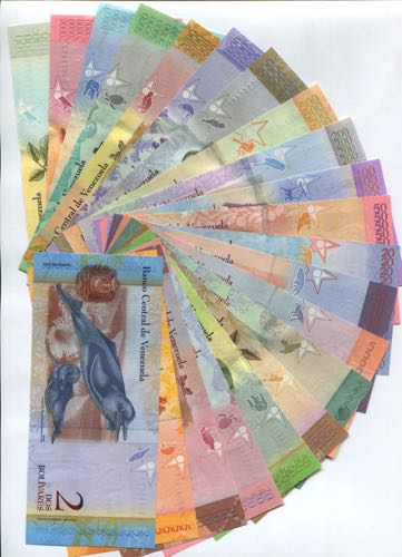 Venezuela Set of 21 Banknotes 2008 ... 