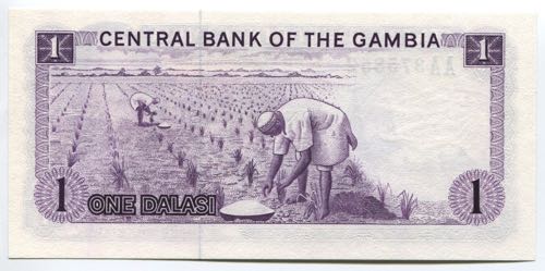 Gambia 1 Dalasi 1987 