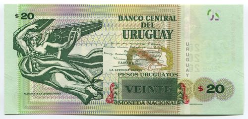 Uruguay 20 Pesos 2015 