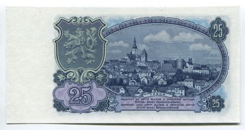 Czechoslovakia 25 Korun 1953 