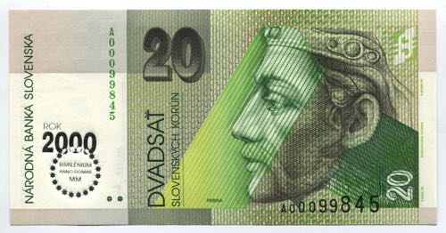 Slovakia 20 Korun 2000 ... 