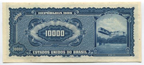 Brazil 10 Cruzeiros Novos on 10000 ... 