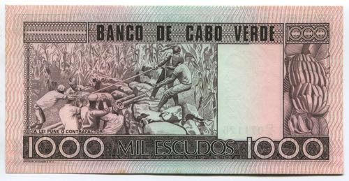 Cabo Verde 1000 Escudos 1977 