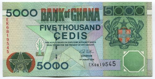 Ghana 5000 Cedis 2006 