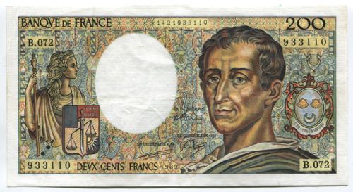 France 200 Francs 1989 