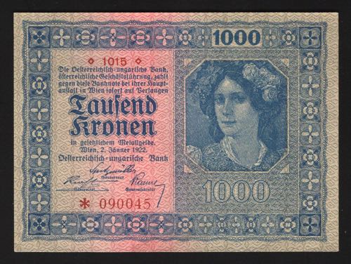 Austria 1000 Kronen 1922