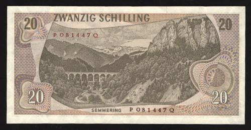 Austria 20 Schilling 1967