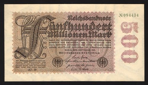 Germany - Weimar Republic 500 ... 