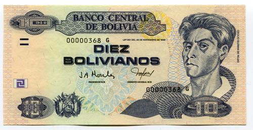 Bolivia 10 Bolivianos 2005