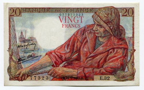 France 20 Francs 1942