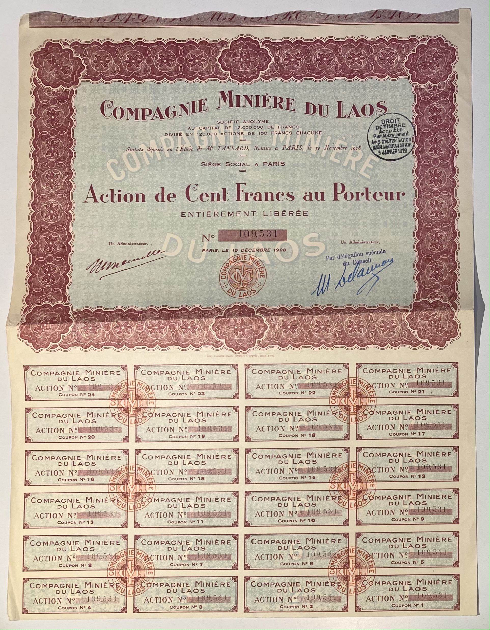 Lao Paris Laos Mining Company ... 