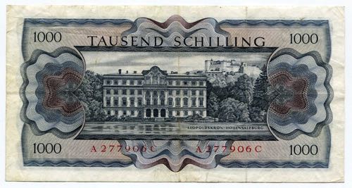 Austria 1000 Schilling 1970