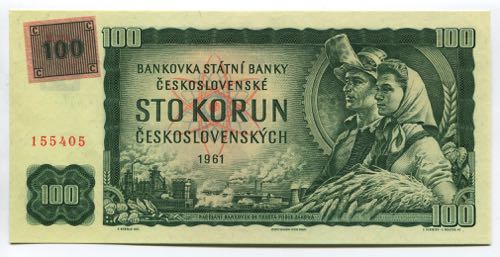 Czech Republic 100 Korun 1961 ... 