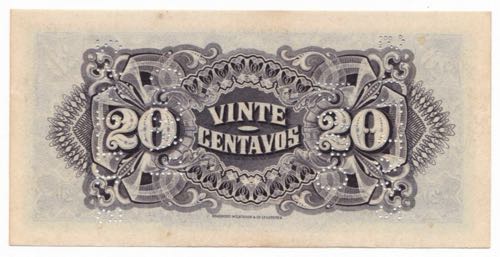 Mozambique 20 Centavos 1933