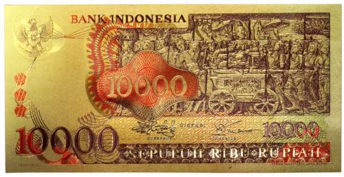 Colored Gold Foil Plated Banknote ... 