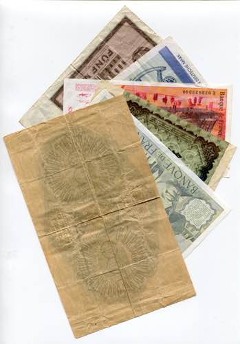 Europe Lot of 6 Banknotes 20th ... 