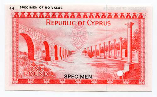 Cyprus 1 Pound 1961 (ND) Color ... 