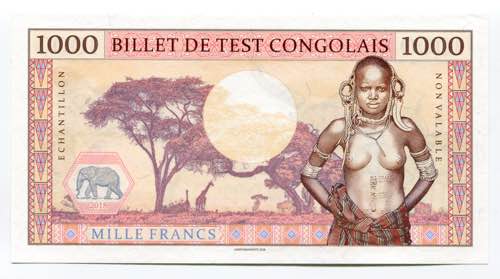 Congo 1000 Francs 2018 Specimen ... 
